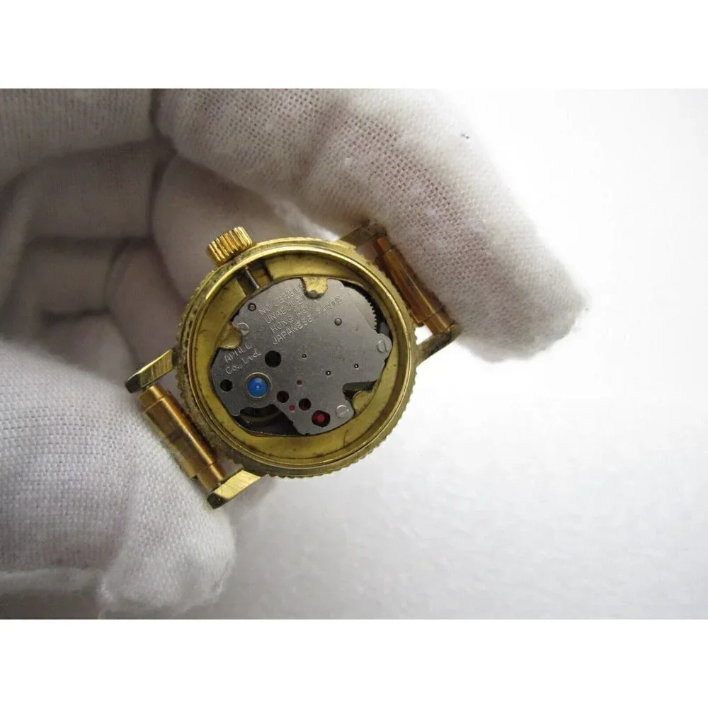 Vtg Women Liberty 1891 Hand Wind Analog 26mm Dial Causal Round Watch (G296)